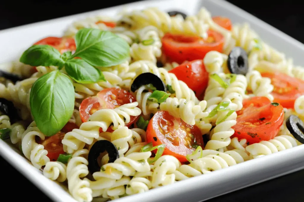 Simple yet flavorful 4 Ingredient Pasta Salad - perfect for any occasion.