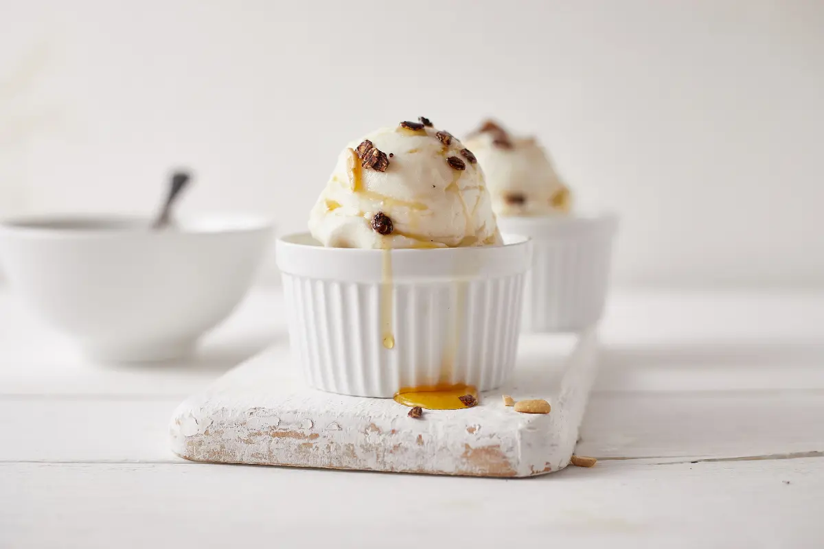 Ninja Creami Bliss - A tempting swirl of homemade vanilla perfection.
