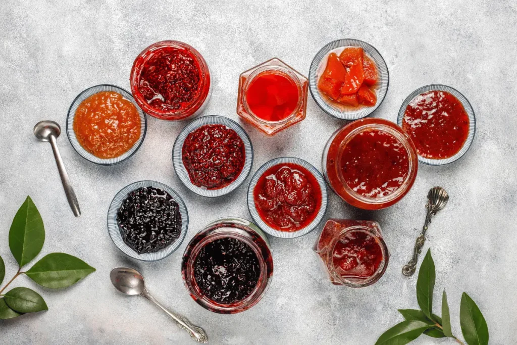 Sure Jell Recipes - A delicious spread of homemade jams and jellies.